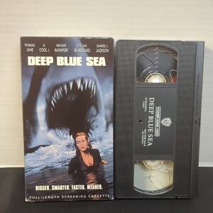 4/$20 Deep Blue Sea Promotional Screening VHS
